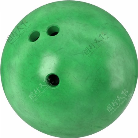 绿色保龄球免抠png透明图层素材