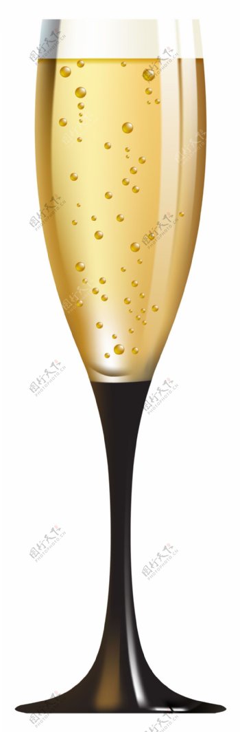 漂亮酒杯香槟酒免抠png透明素材
