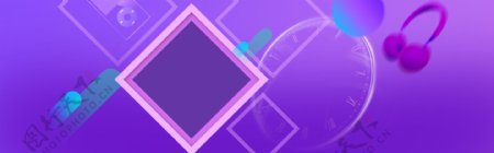 紫色菱形素材网页背景