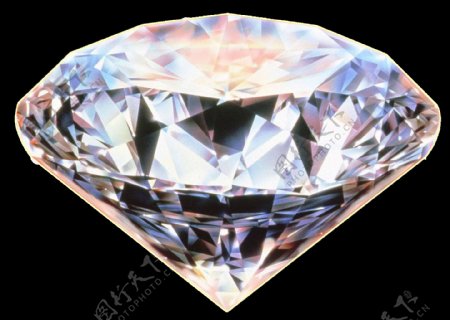 漂亮彩色光泽钻石免抠png透明素材
