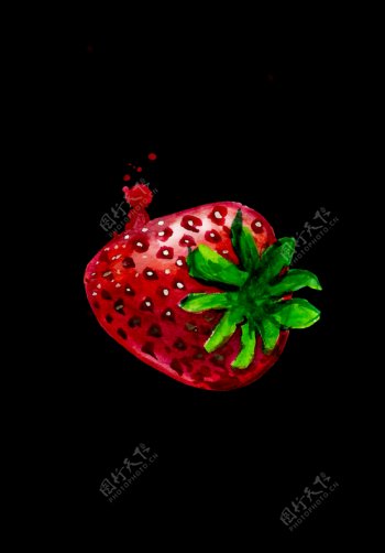 常见水果草莓透明素材