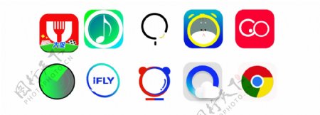 各类手机图标app元素logo素材集合