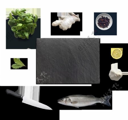 炖鱼食材png元素素材