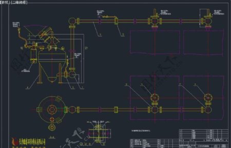 气力输送装置CAD机械图纸