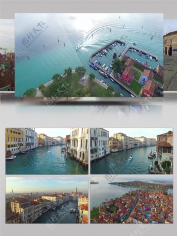 2K意大利水上城市旅游风光人文历史展示