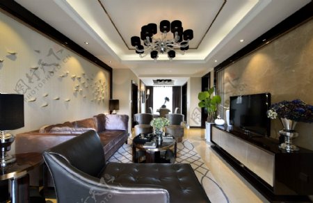 奢侈欧式设计客厅效果图