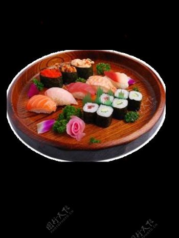 鲜美寿司三文鱼日式美食料理