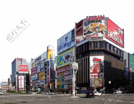 时尚城市街景日本旅游装饰元素