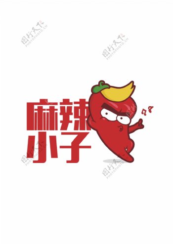 麻辣小子logo商標