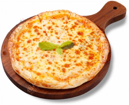 金瓜乳酪披萨免抠图