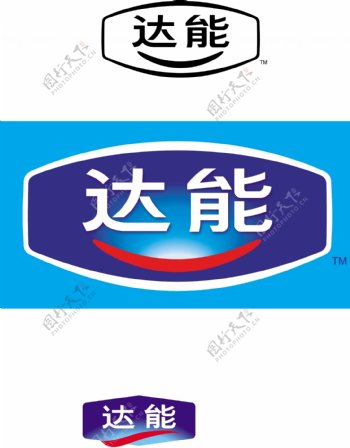达能logo