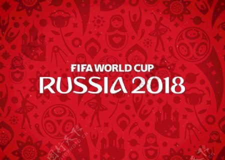 俄罗斯世界杯主视觉矢量