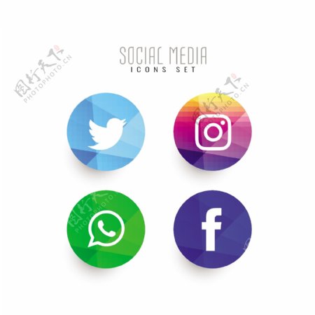 社交媒体图标