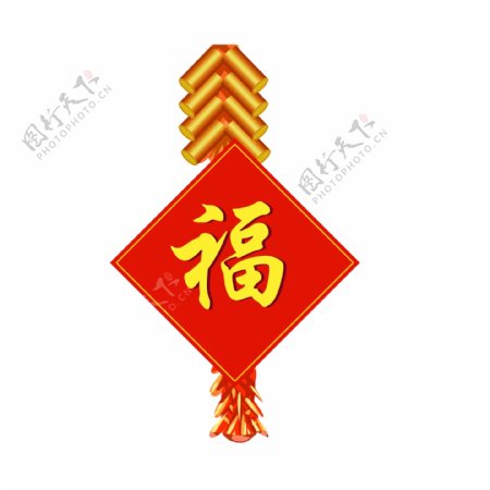 红色中国风鞭炮设计