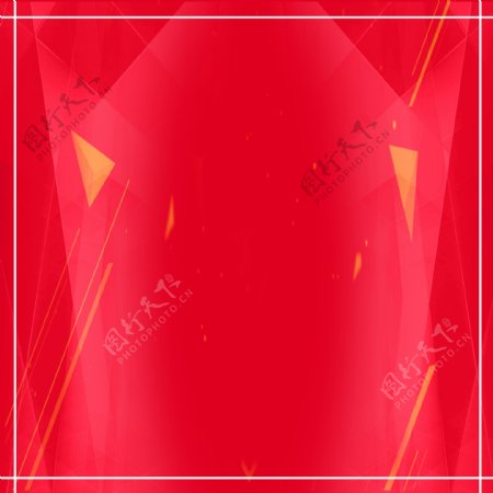 红色喜庆几何电商主图背景
