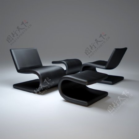 工业个性创意椅凳3d模型
