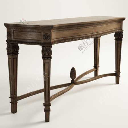 欧式实木古典桌子