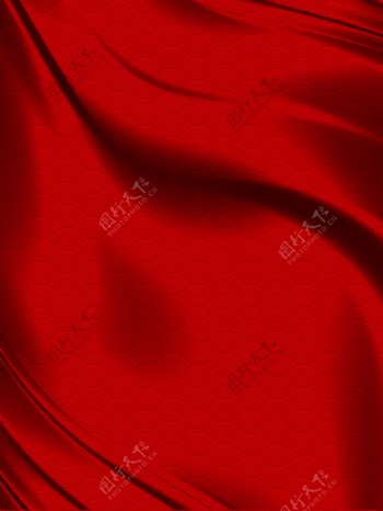 红绸缎背景