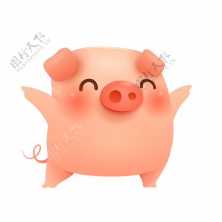 2019猪年猪形象元素设计