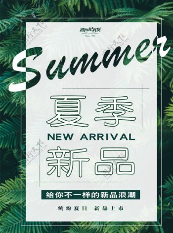 夏季新品海报