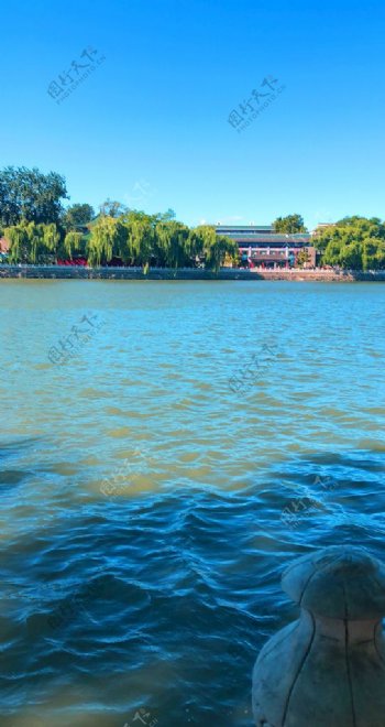 北京北海公园美丽风景