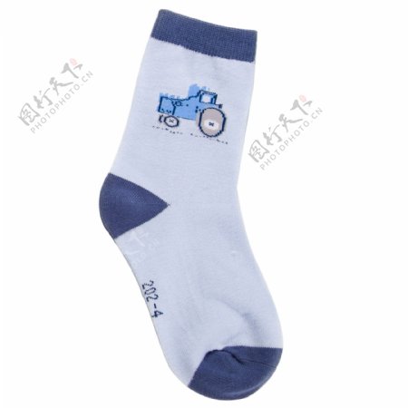 蓝色袜子宝宝袜子衣服元素