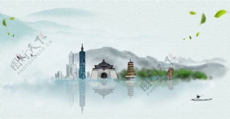 中国游台湾旅游海报