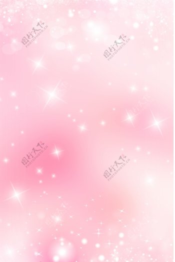 粉色浪漫梦幻星光光晕背景设计