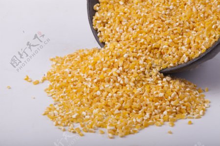 玉米糁子实物图摄影图2