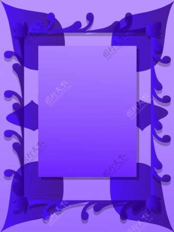 装饰紫色梦幻图案广告背景