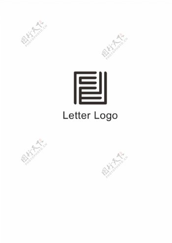F字母门窗logo