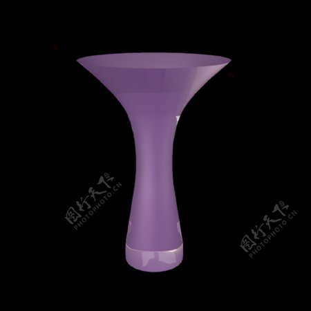 紫色玻璃花瓶