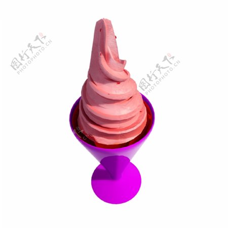 立体冰淇淋png图