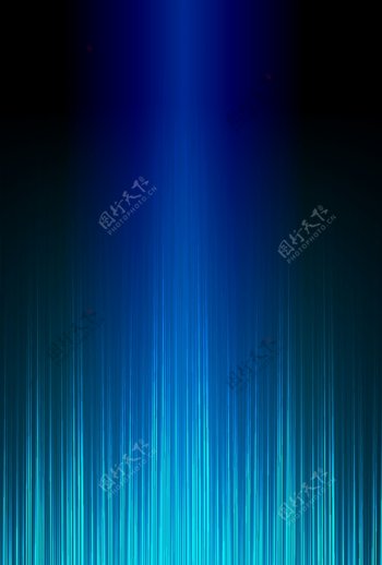 蓝色质感科技光线海报