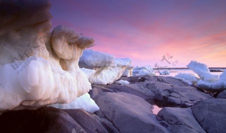 极地冰雪奇观风景
