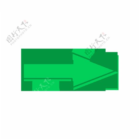 绿色meb风格直行箭头指示gif动态图