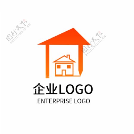 地产房产公司LOGO设计家的标志