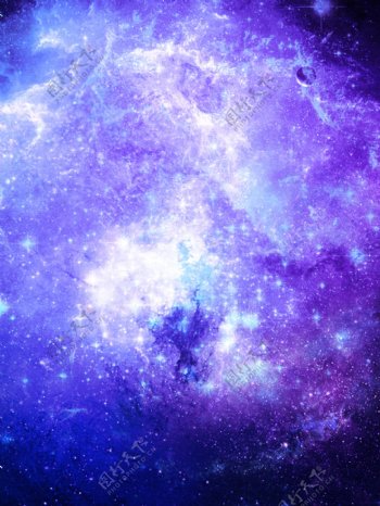 科幻蓝紫色背景素材