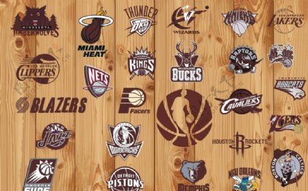 NBA篮球队标