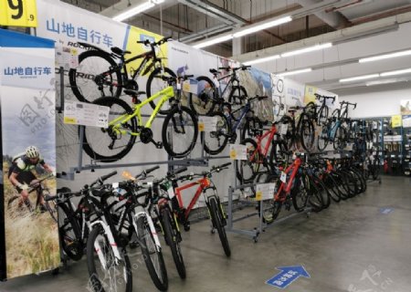 自行车卖场