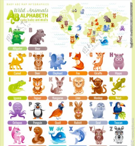 动物字母表