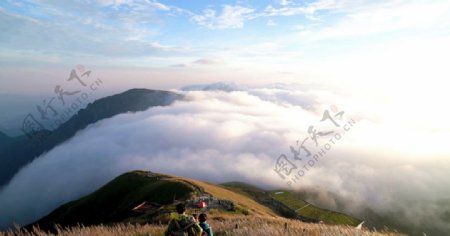 壮美的山脉摄影美景