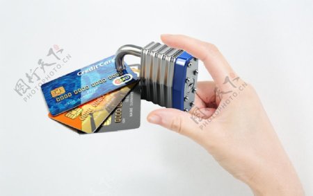 银行卡刷卡安全素材