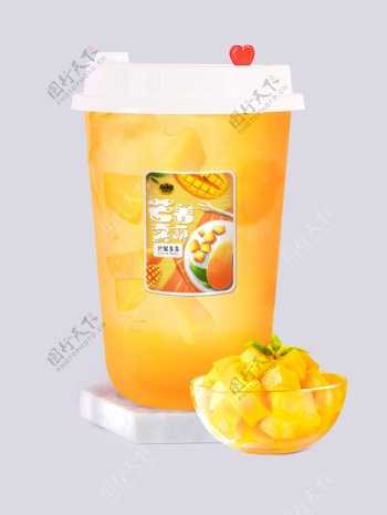 芒果素材芒果背景芒果饮品