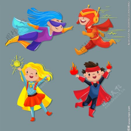 卡通超级英雄儿童装扮