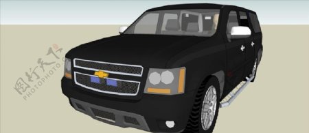 雪佛兰SUV警车模型