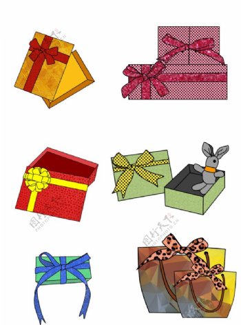 情人节圣诞节礼物盒子
