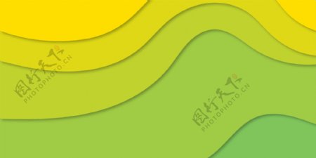 绿色稻田波纹素材背景清新