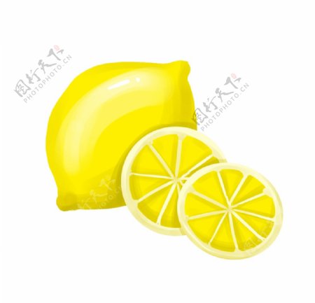 手绘柠檬