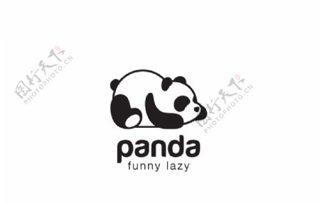 熊猫标志图标设计